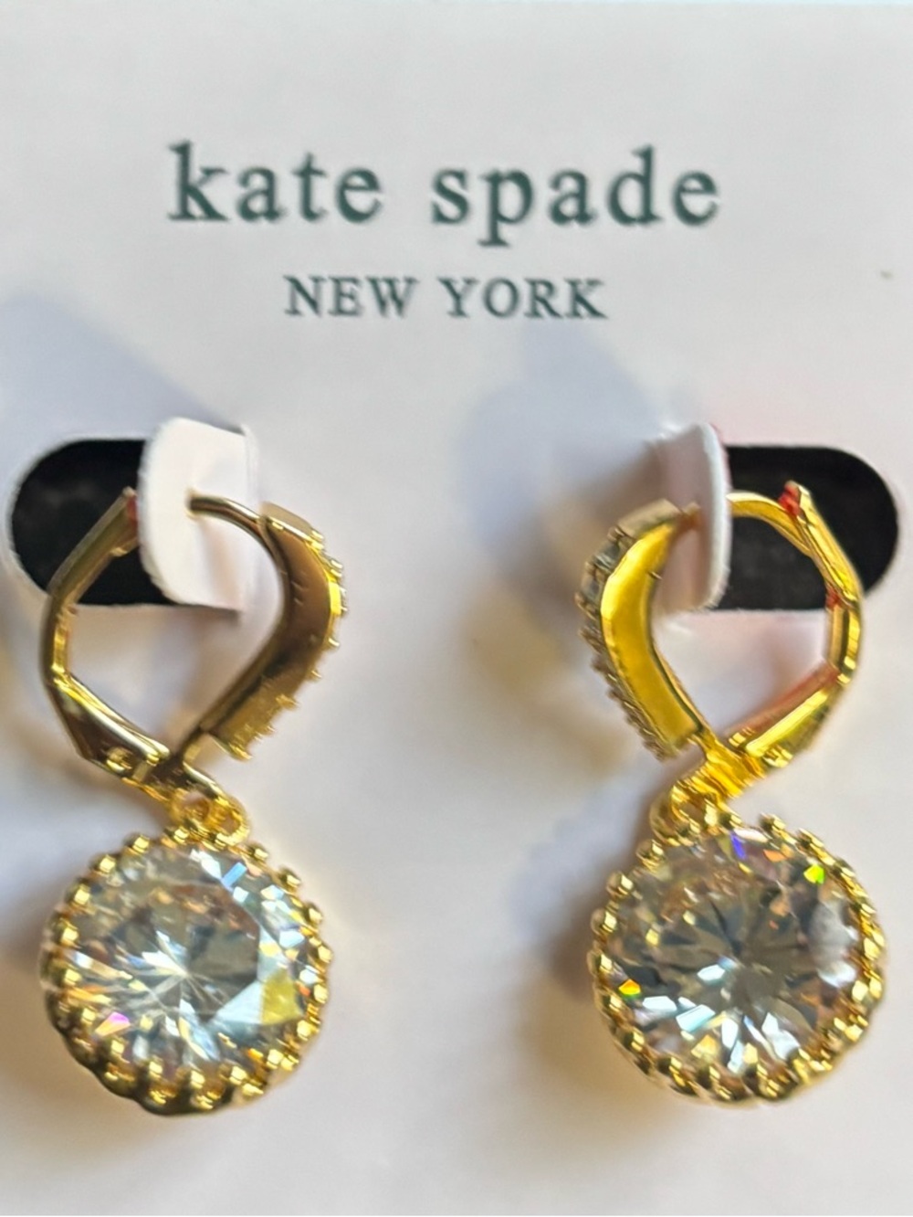 KATE SPADE NEW YORK ♠️ CRYSTAL DROP EARRINGS